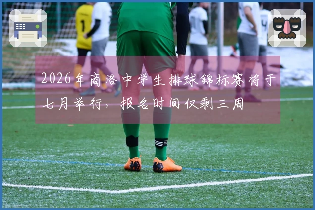 2026年商洛中学生排球锦标赛将于七月举行，报名时间仅剩三周